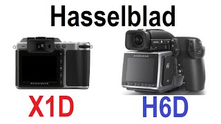 Hasselblad X1D vs Hasselblad H6D [upl. by Elohcan]