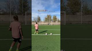 RETO de PORTERO🧤⚽️ MINI🥅 a GRANDE🥅 gomeznawer shorts viralvideo football goalkeeper [upl. by Nylrad]