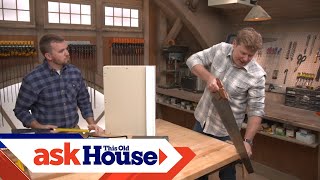 How and When to Use a Japanese Pull Saw  Ask This Old House [upl. by Aicened]