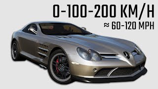 Mercedes SLR McLaren  Acceleration in 20 Games [upl. by Gearhart205]