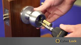 CyberLock ECylinders Smart Locks that are easy to install [upl. by Idalina]