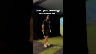 3000 Yard Challenge 💣  Max yardage with every club zero elevation carry numbers only [upl. by Nairad]