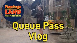 22 September Flamingo Land Queue Pass Vlog 2024 [upl. by Anelrihs264]