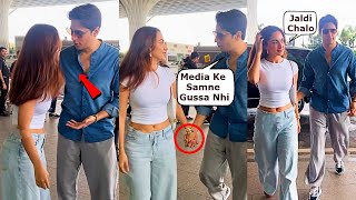 OMG Kiara Advani IGNORES BF Siddharth Malhotra In Front Of Media At Airport  Viral Video [upl. by Odnavres]