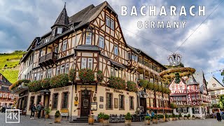 Bacharach Germany 🇩🇪 A Beautiful Medieval Town Near The Rhine River And Picturesque Vineyards 4K 60p [upl. by Nahgrom]