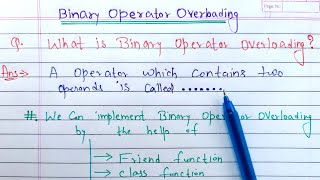 Binary operator overloading in C  C program add two numbers using binary operator overloading [upl. by Giuditta655]