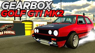 GOLF GTI MK2 GEARBOX  CAR PARKING MULTIPLAYER  EDWIN MTR 🔥 [upl. by Kahler]