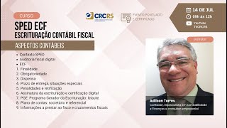 Curso SPED ECF – Escrituração Contábil Fiscal – Aspectos Contábeis [upl. by Nolram570]