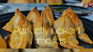 How to bake samosa in oven  The Bachelors Recipes [upl. by Yreme667]