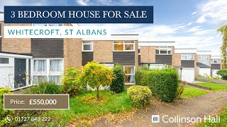 3 BEDROOM HOUSE FOR SALE IN WHITECROFT ST ALBANS HERTFORDSHIRE AL1 [upl. by Bear541]