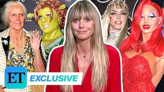 Heidi Klum Breaks Down 20 Years of Iconic Halloween Costumes Exclusive [upl. by Aihsaei96]