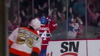 Tomas Plekanec 53 Goal  Flyers  Canadiens  1152016  HD [upl. by Oremo460]