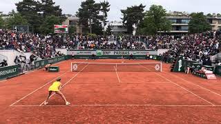 MLADENOVIC VS MARTIC  Roland Garros 2024  First Round  Court Level View [upl. by Conney]