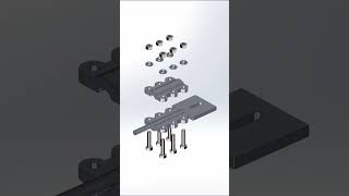 Electrical clamp solidworks animation mechanicalengineering electricalengineering [upl. by Llevram]