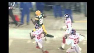 Brett Favre passes to Donald Driver in NFC Championship game 2007 for a TD [upl. by Areta267]