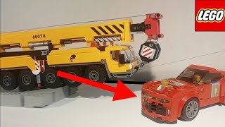 Lego CRANE vs TREADMILL  Ramp and more [upl. by Nonregla]