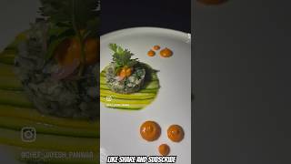 Anchovies tartare on marinated zucchini bed  anchovies zuchinni viralvideo shots shortvideo [upl. by Gnoz]