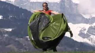 Quechua 2 second hiking tent up and down in a minute [upl. by Blaze]