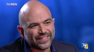 Saviano “In Italia enorme possibilità di querela dei politici contro giornalisti” – [upl. by Betthezul]