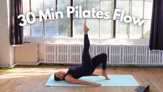 30Minute Intermediate Pilates Mat Workout Try this to Build Full Body Strength amp Flexibility [upl. by Elocim]