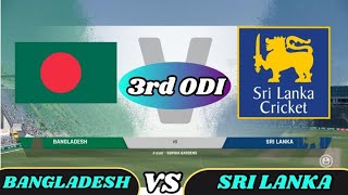 BAN vs SL 3rd odi live 2024🔴live sl vs ban odi 2024🔴live ban vs sl 3rd odi today commntary [upl. by Blithe491]