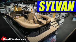 Sylvan pontoon boats at tibs2024 boatshow [upl. by Eddana567]