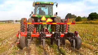 Subsoiling After Corn Harvest Deep Tillage With A Lot of Horsepower [upl. by Nottage]