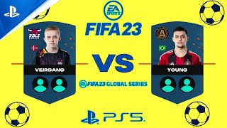 ANDERS VEJRGANG VS YOUNG  FGS PLAYOFFS  FIFA 23  World Cup Playoffs  Global Series 2023 [upl. by Akinehc]