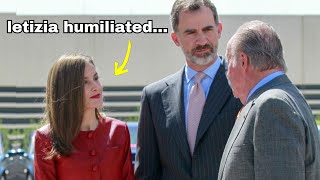 Letizia loses IMPORTANCE in the crown and is HUMILIATED by Leonor [upl. by Pampuch]