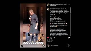 shorts Revealing Kilt of Sam Heughan and Graham McTavish [upl. by Honoria987]