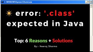 error class expected  class expected error in java  error class expected  In Hindi [upl. by Hermann]