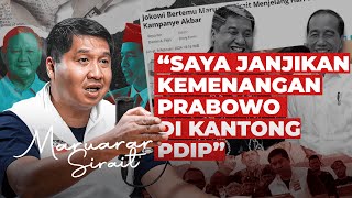 MARUARAR ARA SIRAIT quotSAYA JANJIKAN KEMENANGAN PRABOWO DI KANTONG PDIPquot [upl. by Bluefarb379]