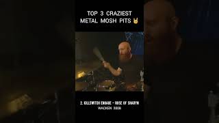 TOP 3 CRAZIEST METAL MOSH PITS 🤘 [upl. by Loma750]