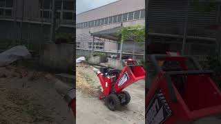 Multipurpose machine easily handling wood over 10 cm in diameterwoodchipper machinery farmer [upl. by Lehteb]