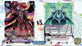 DIGIMON TCG Beelzemon X Purple vs Royal Knights White [upl. by Dale580]