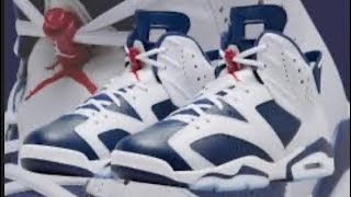 Nike Air Retro Jordan 6 “OLYMPIC” jordan jordan6 olympics [upl. by Megen]