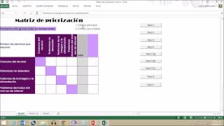 matriz de priorización [upl. by Ahselat541]