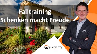 Falltraining  Schenken macht Freude ► juracademyde [upl. by Angil]