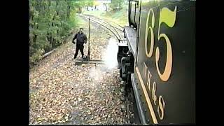 Steam Engine Cab Ride on the Wanamaker Kempton and Southern RailroadFall 1998 [upl. by Aulea]