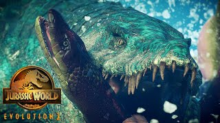 Liopleurodon ATTACKS  Jurassic World Evolution 2  Prehistoric Life 4K [upl. by Ariada]