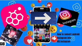 How to convert your android instagram into an iOS instagram 🤨🤔🤔🤔No worries Nobi here [upl. by Wrennie182]