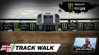 Track walk with Paul Malin  Monster Energy FIM Motocross of Nations 2024 MXGP Motocross [upl. by Pardew]