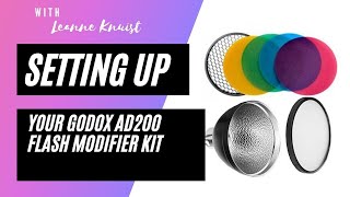 Get creative with your Godox AD200Pros Flash Modifier Kit ADS11S12 Flash GelGrid PackADS2 [upl. by Nosliw962]