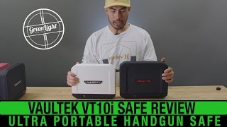 Ultra Portable Handgun Safe  Vaultek VT10i Review amp Size Comparison [upl. by Quartis]