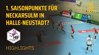 SV Union HalleNeustadt  SportUnion Neckarsulm  Highlights  7 Spieltag HBF  SDTV Handball [upl. by Aliab815]