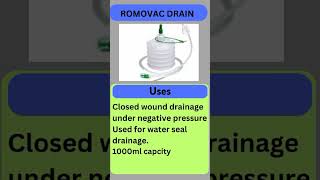 ROMOVAC DRAIN Norcet Image Based Mcq ytshorts [upl. by Brahear]