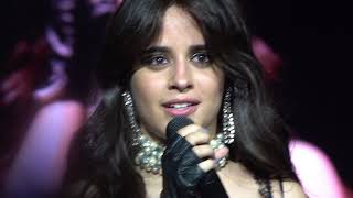 4K Camila Cabello  In The Dark Never Be The Same Tour 2018 London [upl. by Wojak500]