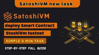 Deploy Smart Contract on SatoshiVM Testnet  Full Guide  using thirdweb [upl. by Meghann947]