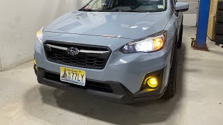 Subaru Crosstrek  Diode Dynamics Elite Series Fog Lamps  Morimoto 2Stroke 30 [upl. by Truc]