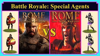 Arcani vs Praeventores  Rome Total War Vs Barbarian Invasion  AI Infantry Only  Battle Royale [upl. by Ruenhcs874]